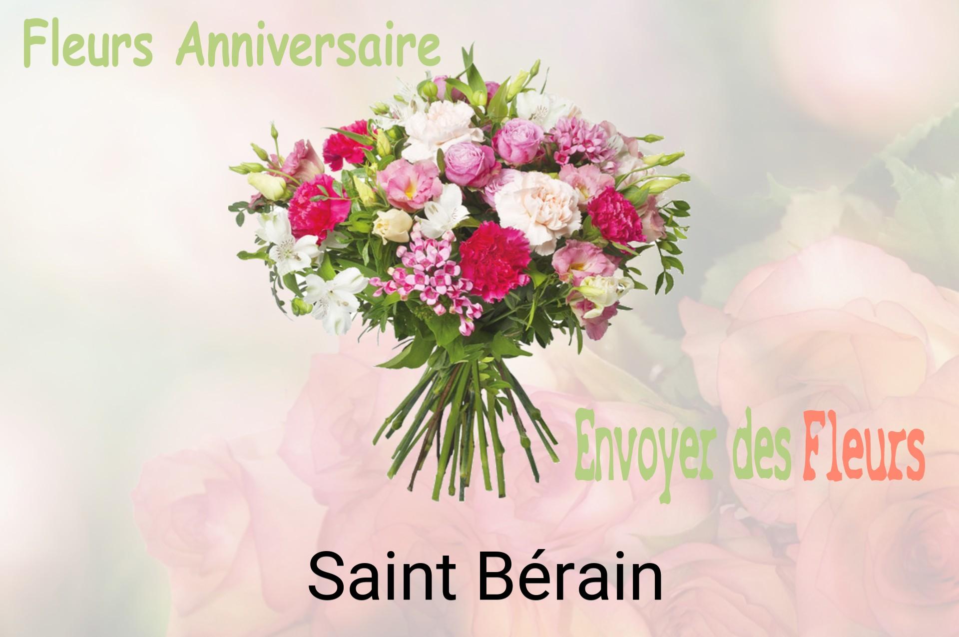 Bouquet de fleurs d’anniversaire livré à Saint-Bérain