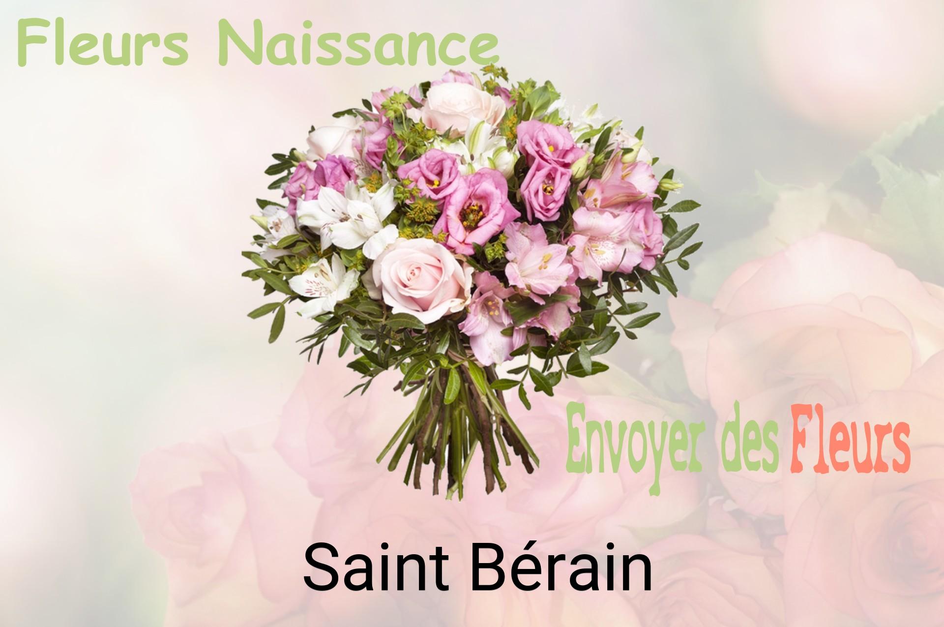 Bouquet de fleurs de naissance livré à Saint-Bérain